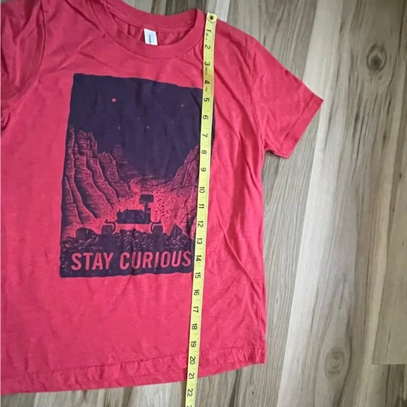 Bella Canvas T-shirt Stay Curious Tribute to NASA Mars Curiosity Rover M… - Picture 4 of 6
